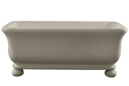 Kirkham 180 x 84 TitanCast Solid Surface Freestanding Bath with Ball Feet - Special Finish
