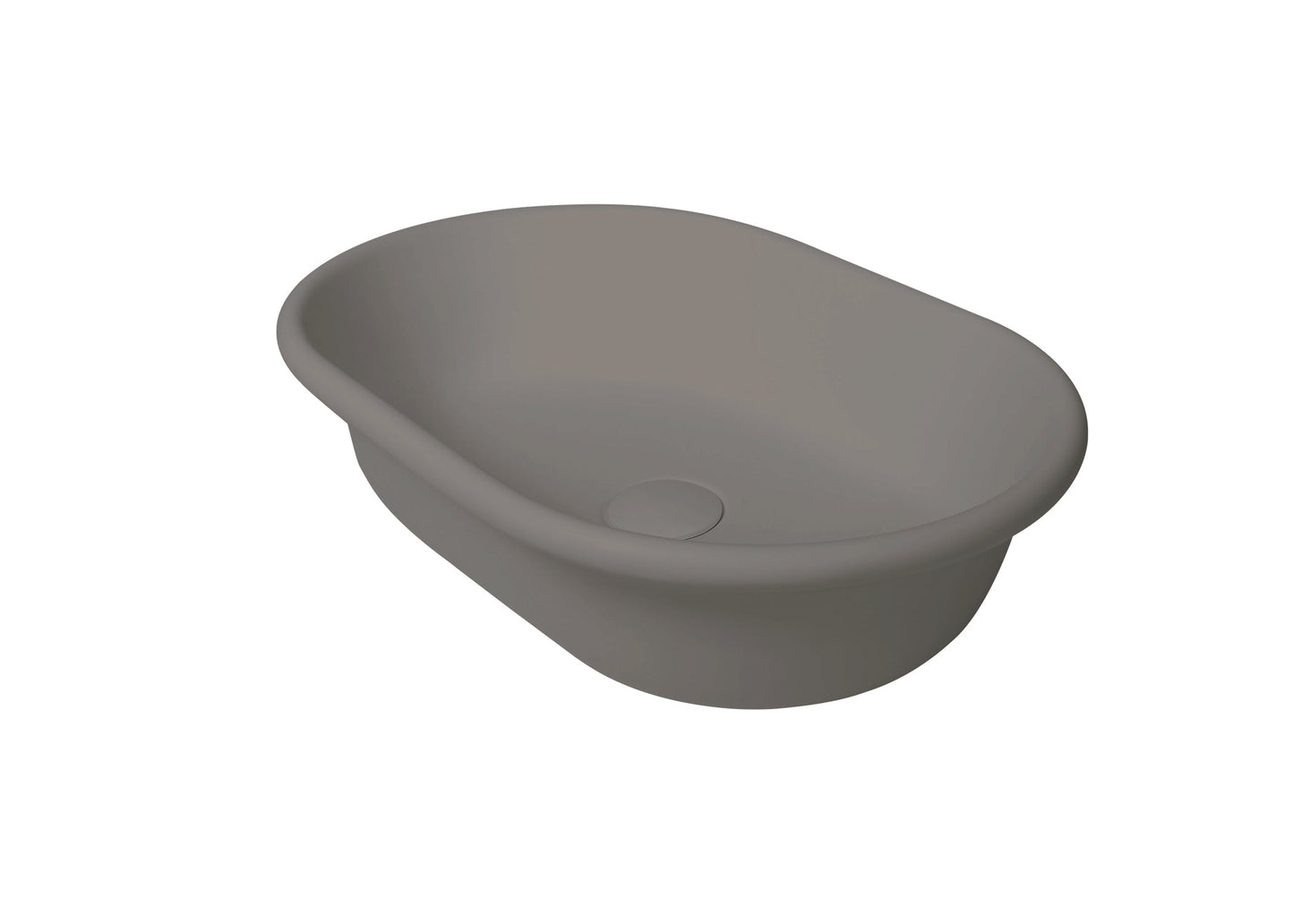 Blanche 53 x 36 TitanCast Solid Surface Above Counter Basin