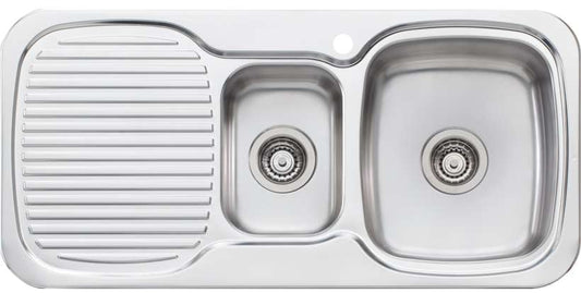 Oliveri Sink 980mm 1&1/2 RH Bowl