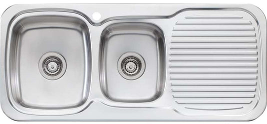 Oliveri Sink 1080mm 1&3/4 LH Bowl