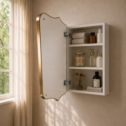 Turner Hastings Mayer Shield Mirrored Shaving Cabinet 600mm