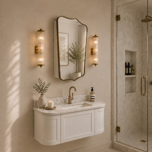 Turner Hastings Mayer Shield Mirrored Shaving Cabinet 600mm