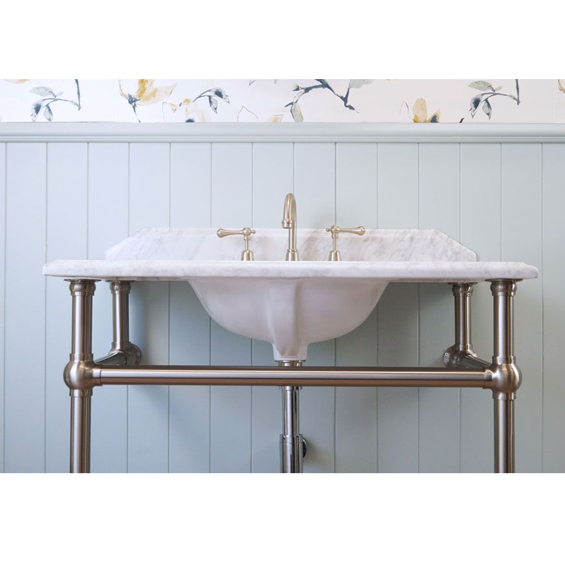 Turner Hastings Mayer Washstand with Carrara Marble Top 900x550mm