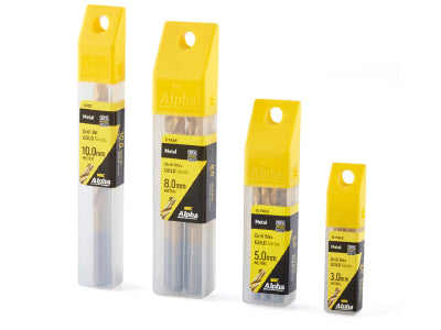 Alpha Gold Series Metric Jobber Drills
