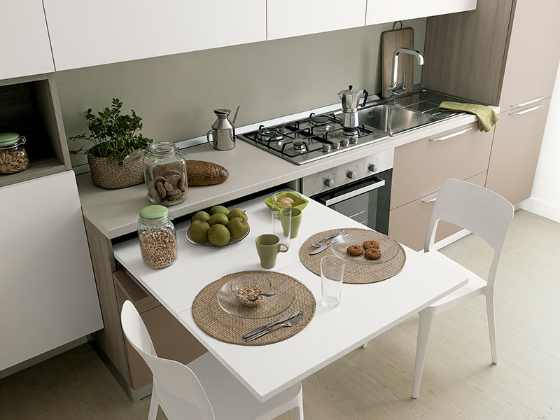 Salice Lunch Reverse - Slide Out Folding Table