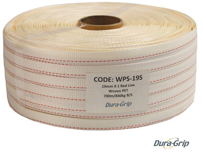 Dura-Grip Woven Polyester Strapping 19mm x 700M