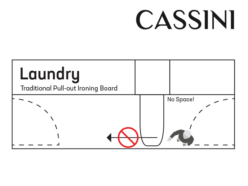 Cassini Shelf Mounted Folding Ironing Board
