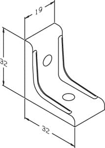 Nylon Corner Bracket