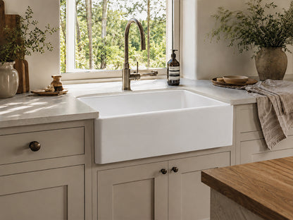 Carysil Fine Fireclay Reversible Butler Sink - Single Bowl - 610mm
