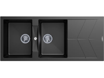 Carysil Jazz D200 - Double Bowl Single  Drain Sink