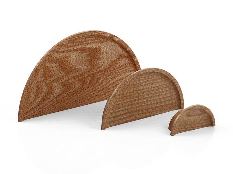 Timber Dished Semi Round Handles