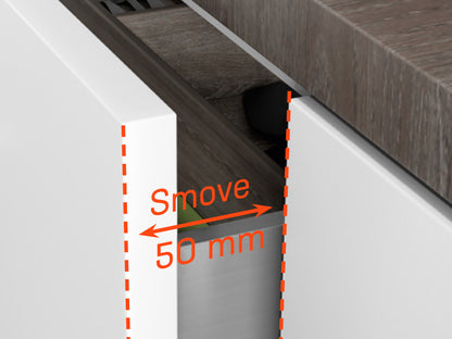 Salice F70 HD Soft Close Full-Extension Undermount Runner