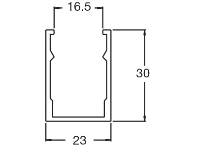 Aluminium Partition Extrusion Channel