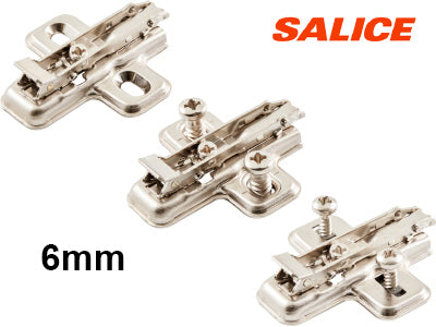 Salice Domi Snap-On Steel Mounting Plate Standard 6mm