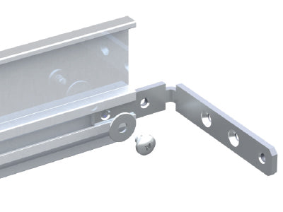 Profile Handle Fixing Bracket Set