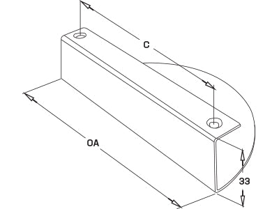 Ferrara Semi Round Lip Pull Handles
