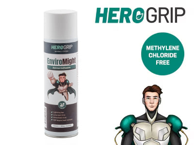 HeroGrip EnviroMight Bio-Solvent Contact Adhesive 500ml Aerosol