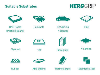 HeroGrip NeoPower Contact Adhesive - 15L - Clear