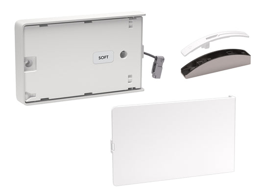 Kiaro Easy Cable Flap Stay - Soft Strength - Visible Fix - White