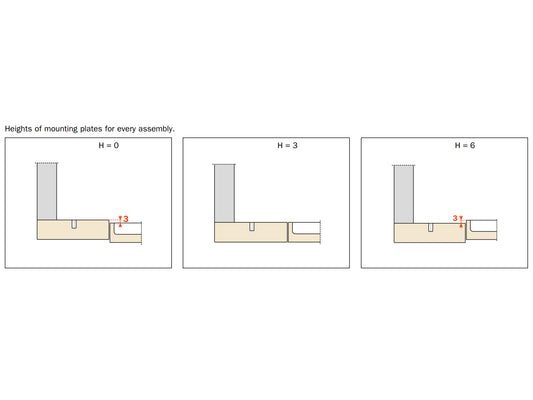 Salice Series 200 90Deg Blind Corner Hinge 45mm