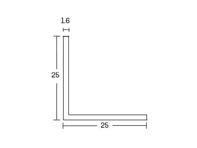 Aluminium Partition Extrusion Angle Profile