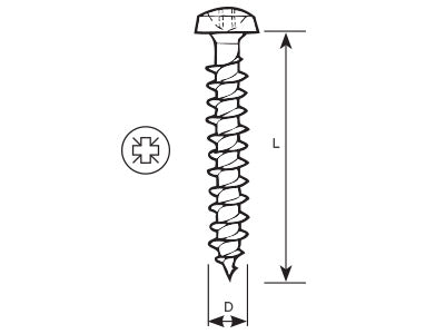 Pan Head Self Tapping Screws