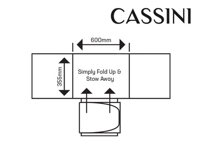 Cassini Shelf Mounted Folding Ironing Board