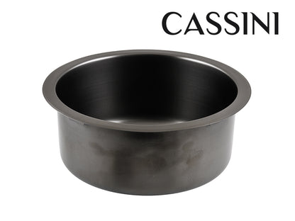 Cassini Round Bar Sink - Gunmetal