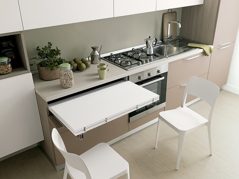Salice Lunch Reverse - Slide Out Folding Table