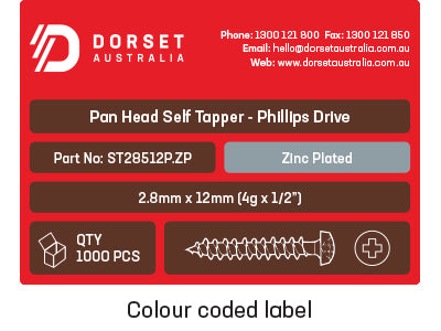 Pan Head Self Tapping Screws