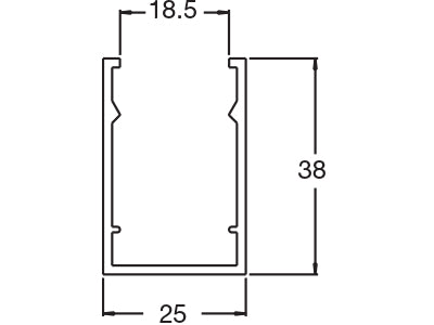 Aluminium Partition Extrusion Channel
