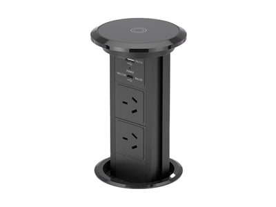 Motorised Pop Up Power Point V3C - Black