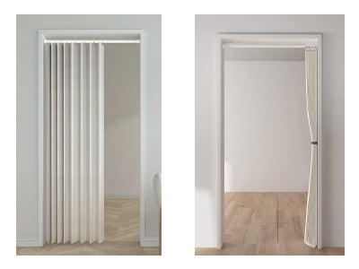 Fabric Concertina Door with Magnet Catch