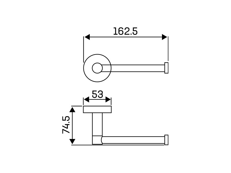 Cassini Renzo Toilet Roll Holder