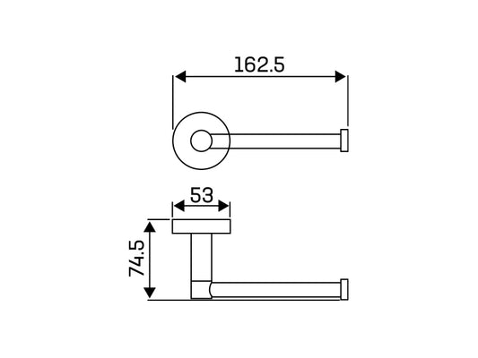 Cassini Renzo Toilet Roll Holder