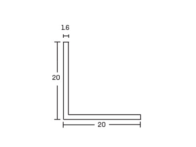 Aluminium Partition Extrusion Angle Profile
