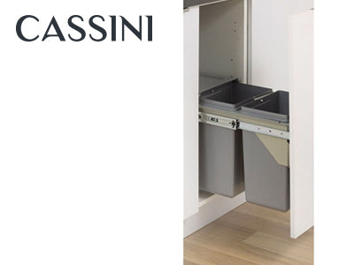 Cassini 300mm Waste Bin System - Grey