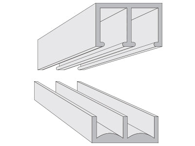 Plastic Sliding Door Track