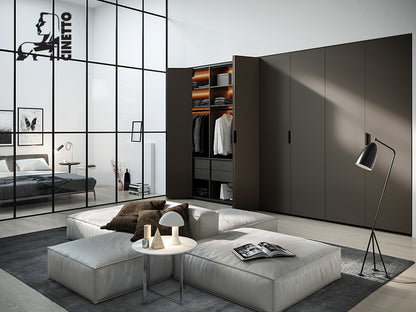 Cinetto PS23 - Bi-Folding Door System - Push to Open Kit