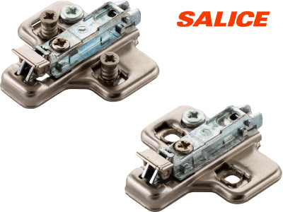 Salice Domi Snap-On Steel/Die Cast Mounting Plate Cam Adjust 4mm