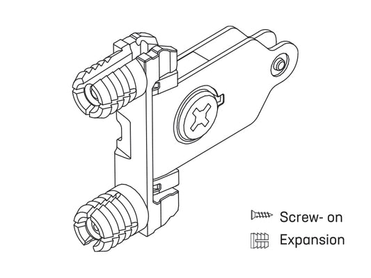 Harn ALUNAN T Front Fixing Brackets