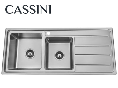 Cassini SquareLine Sink - One & Three Quarter Bowl