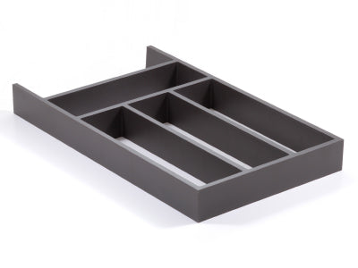 Flexline Cutlery Organiser - Triple Row Organiser - Anthracite