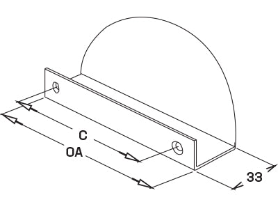 Ferrara Semi Round Lip Pull Handles