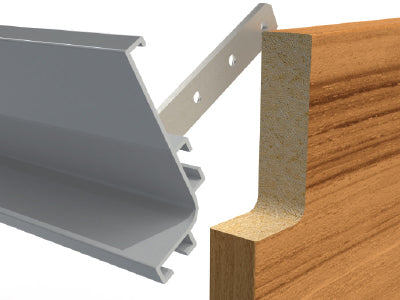 Profile Handle Fixing Bracket Set