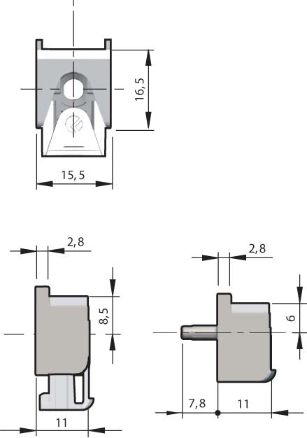 Kubic Locking Shelf Support
