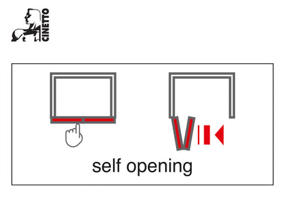 Cinetto PS23 - Bi-Folding Door System - Push to Open Kit
