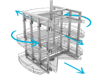 Cassini Carousel Slide Out Corner Unit