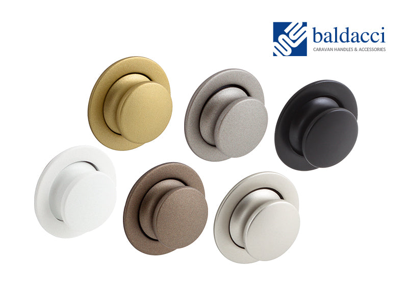 TRAPANI Round Push Lock Metal -