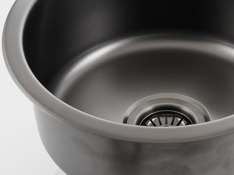 Cassini Round Bar Sink - Gunmetal